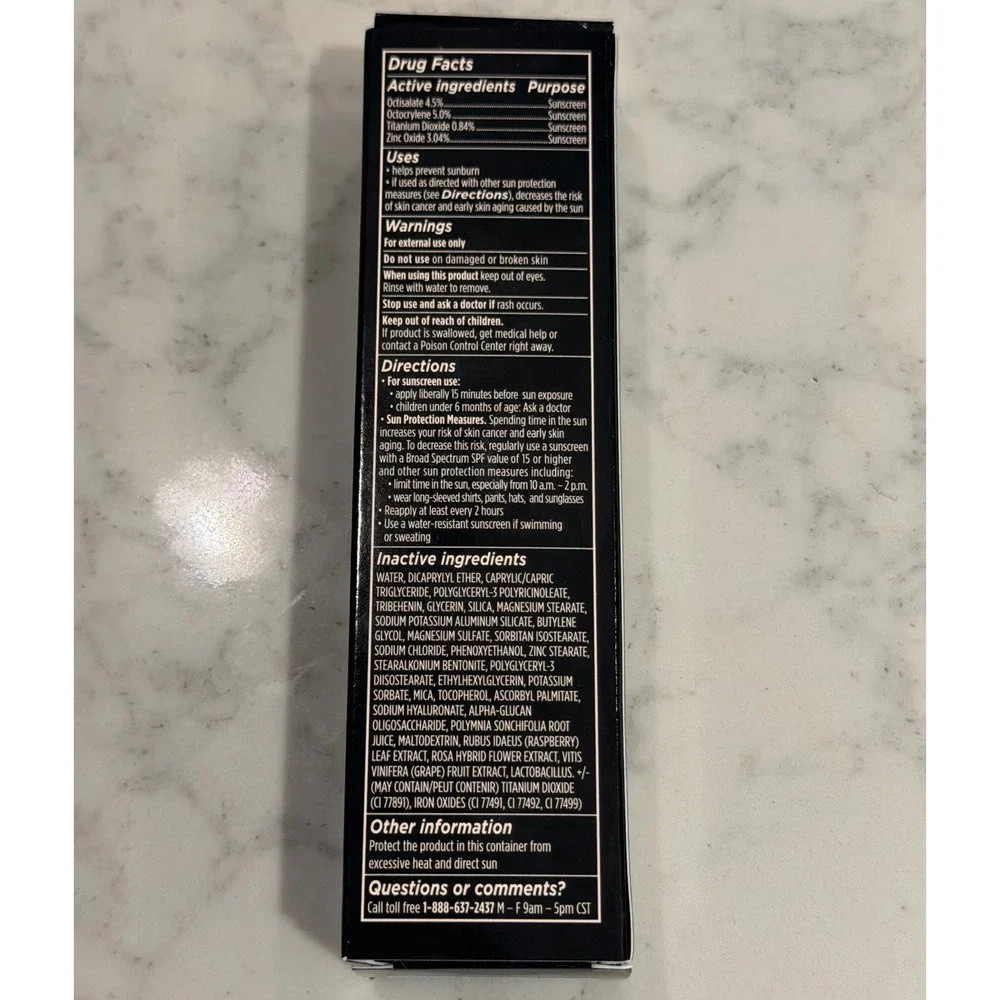 Laura Mercier Tinted Moisturizer Natural Dewy SPF 30 1N Birch 1.5oz NIB